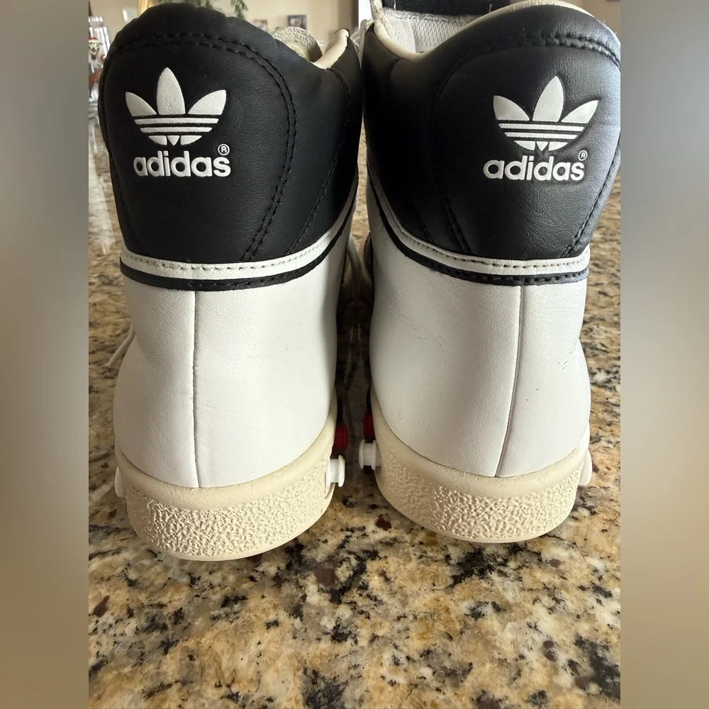 Adidas Originals G.S. ST High Top Sneakers | Vintage Off-White | Men’s 6 - Picture 3 of 13